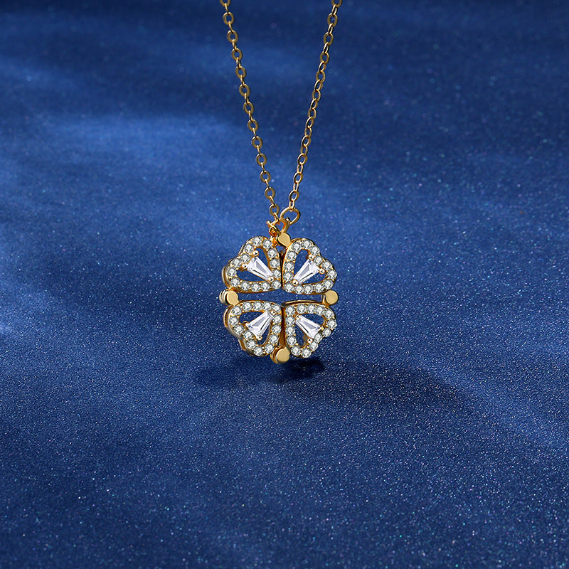 Clover Hearts Halskette