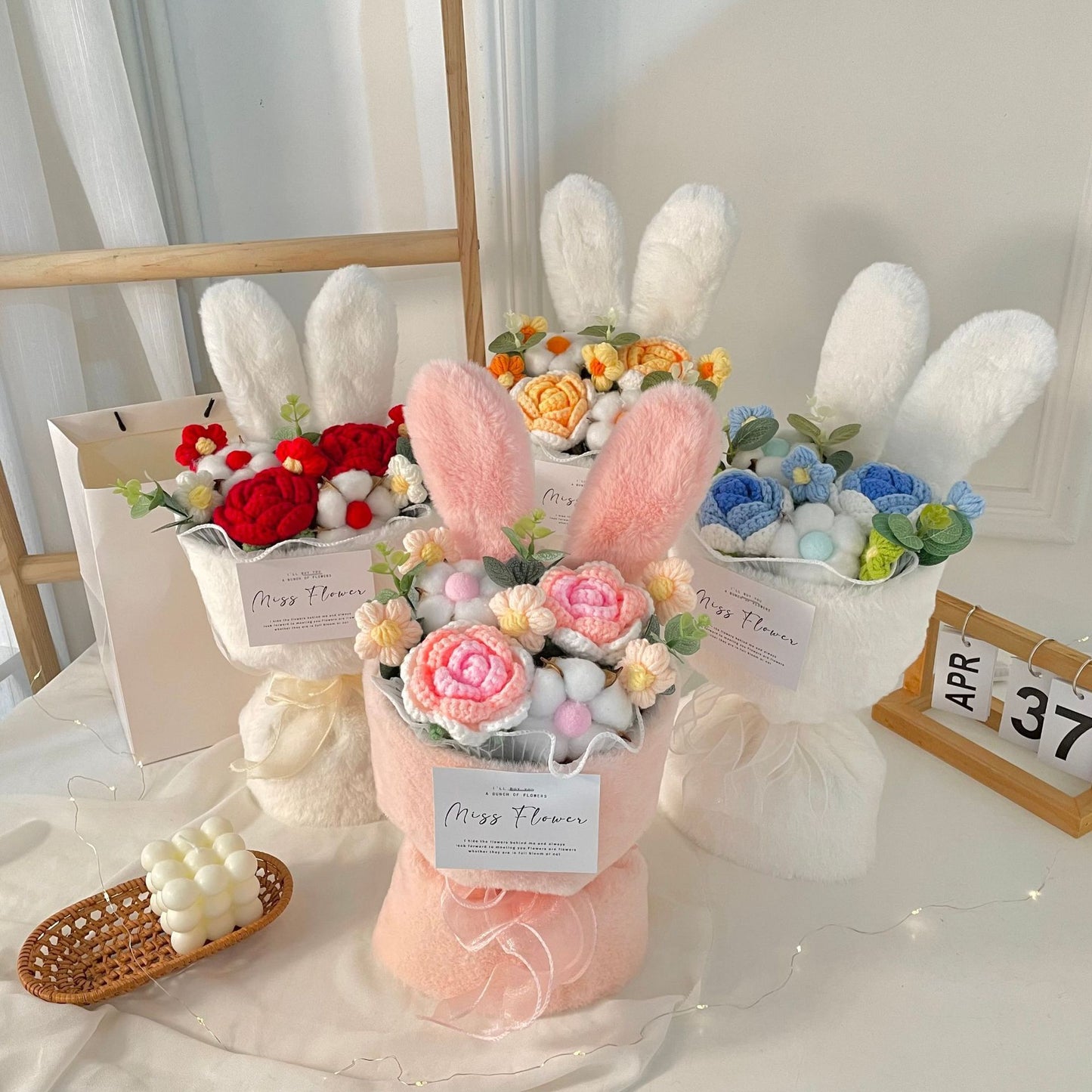 Bloomy Wool – Bunny Bouquet