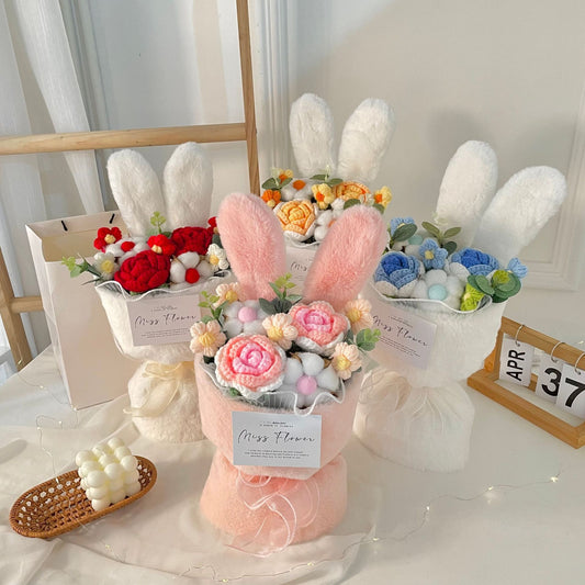 Bloomy Wool – Bunny Bouquet