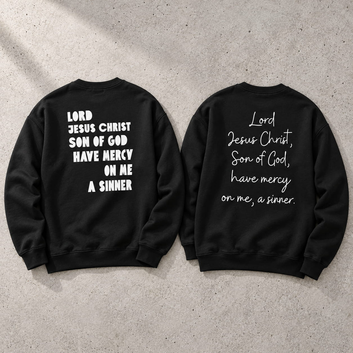 JESUS PRAYER SWEATSHIRT