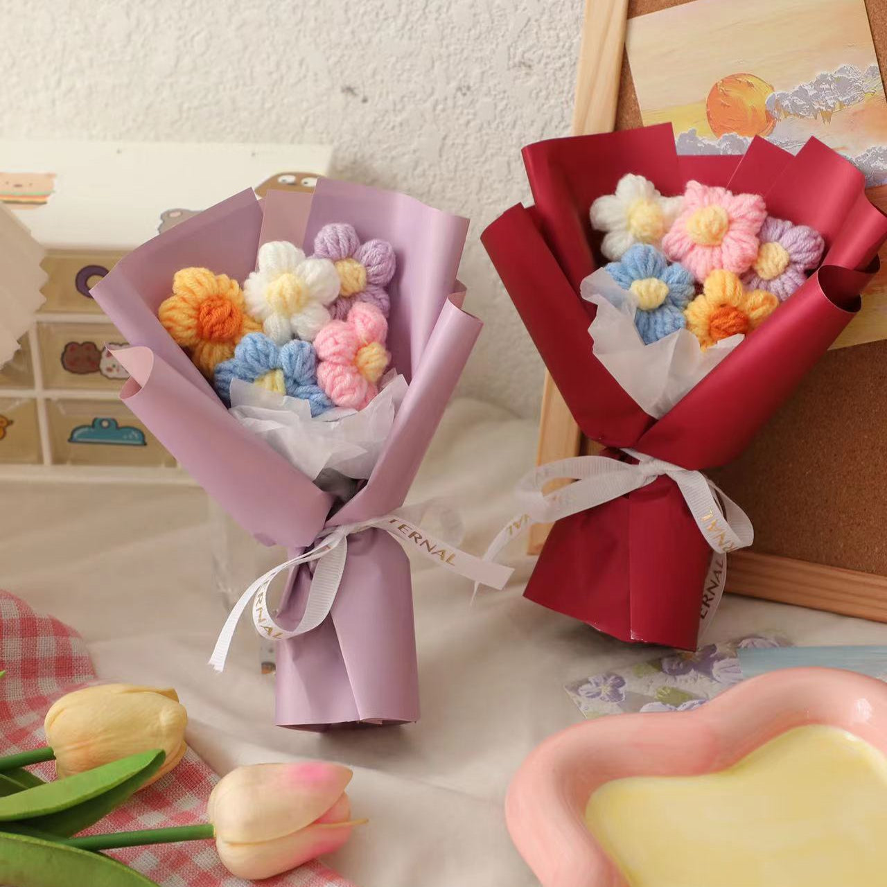 Bloomy Wool – Pastell Bouquet